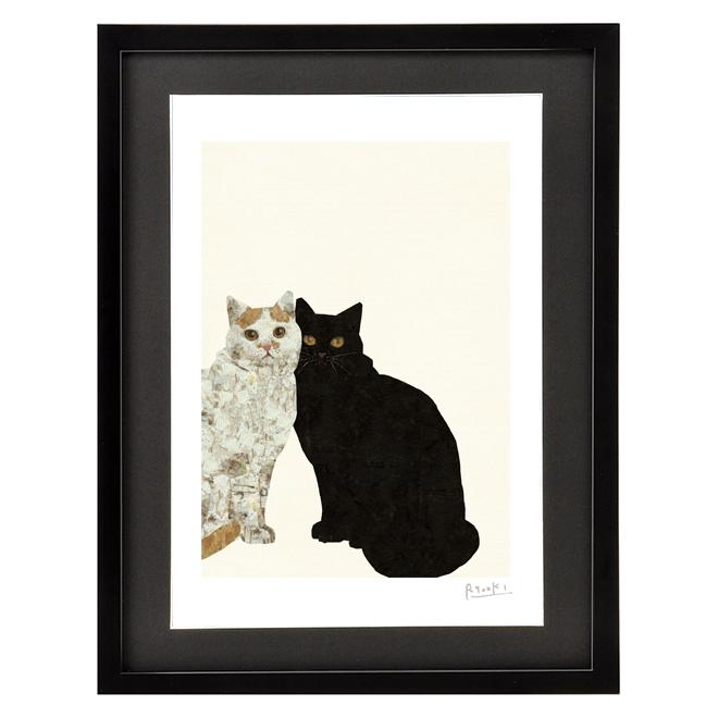 額装絵画【ワイド四切】Free life　※他サイズ、フレーム色変更可（白、ナチュラル、黒） | 5枚目