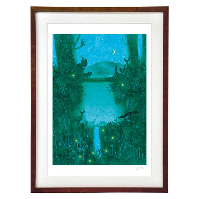 額装絵画【A3ノビ】こころの風景　※他サイズへの変更可能1枚目の画像