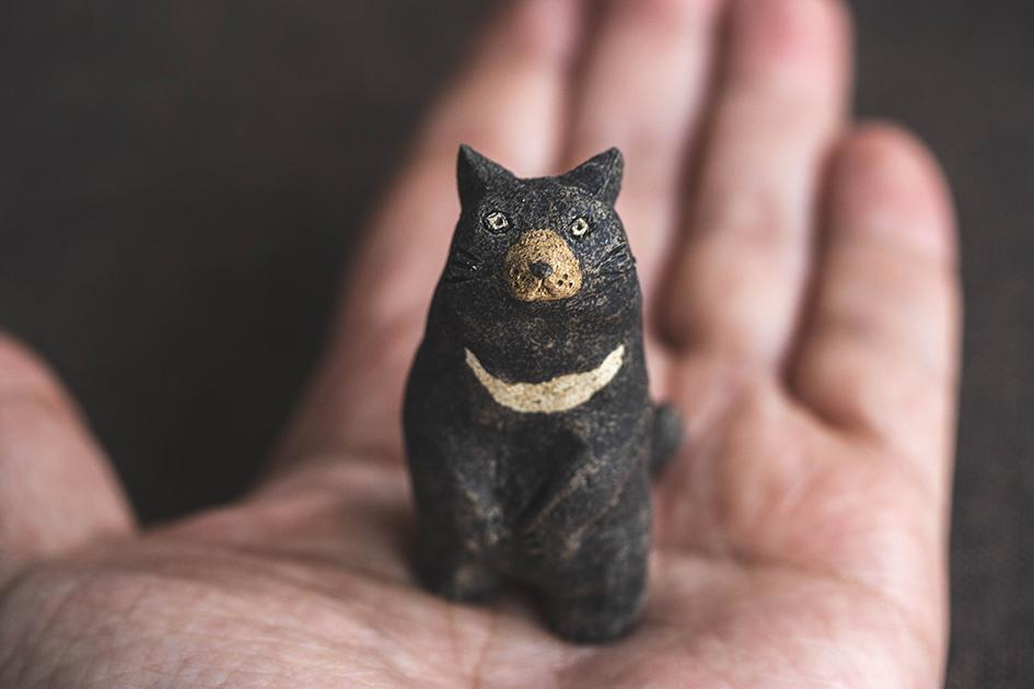 ※ご予約作品：ツキノワネコ【猫_950】 | 1枚目