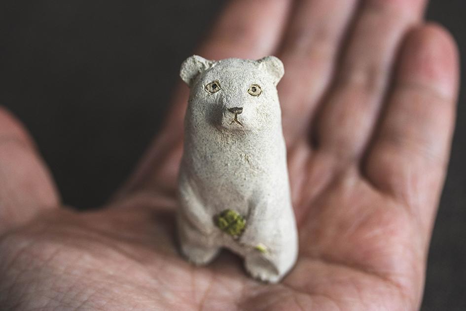 しあわせシロクマ【熊_001/猫_983】