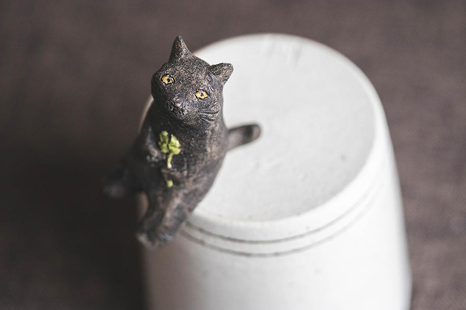 しあわせ黒猫【猫_978】 | 2枚目