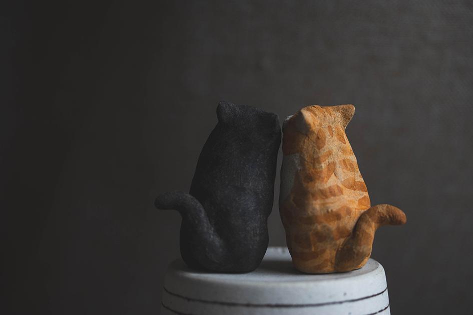 寄り添う猫【猫_1047_1048】※個別購入対応いたします | 4枚目
