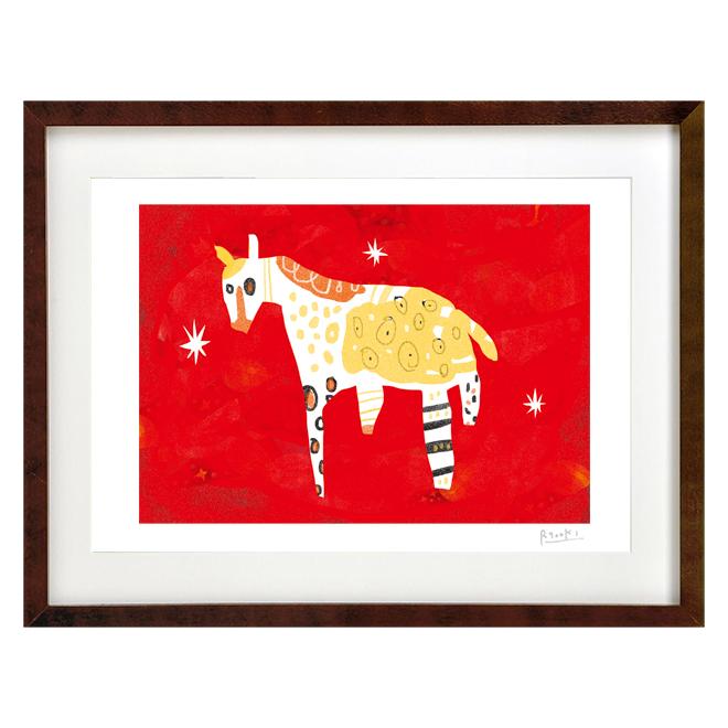 額装絵画【ワイド四切】前進あるのみ ※他サイズ、フレーム色変更可(白、ナチュラル、黒)1枚目の画像